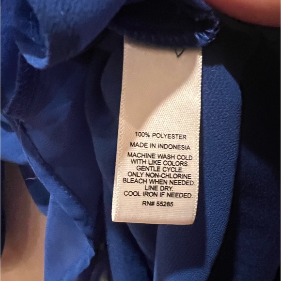 Express Blue Blouse - Picture 5 of 5